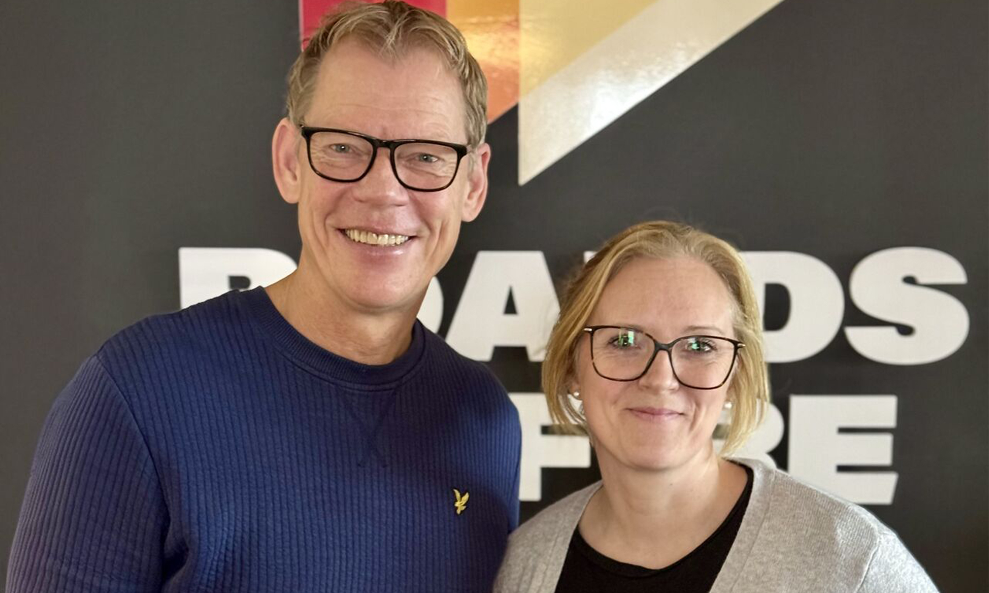 Mats Ekenstam och Lisa Bengtsson, mentor och adept i Techtanks mentorprogram