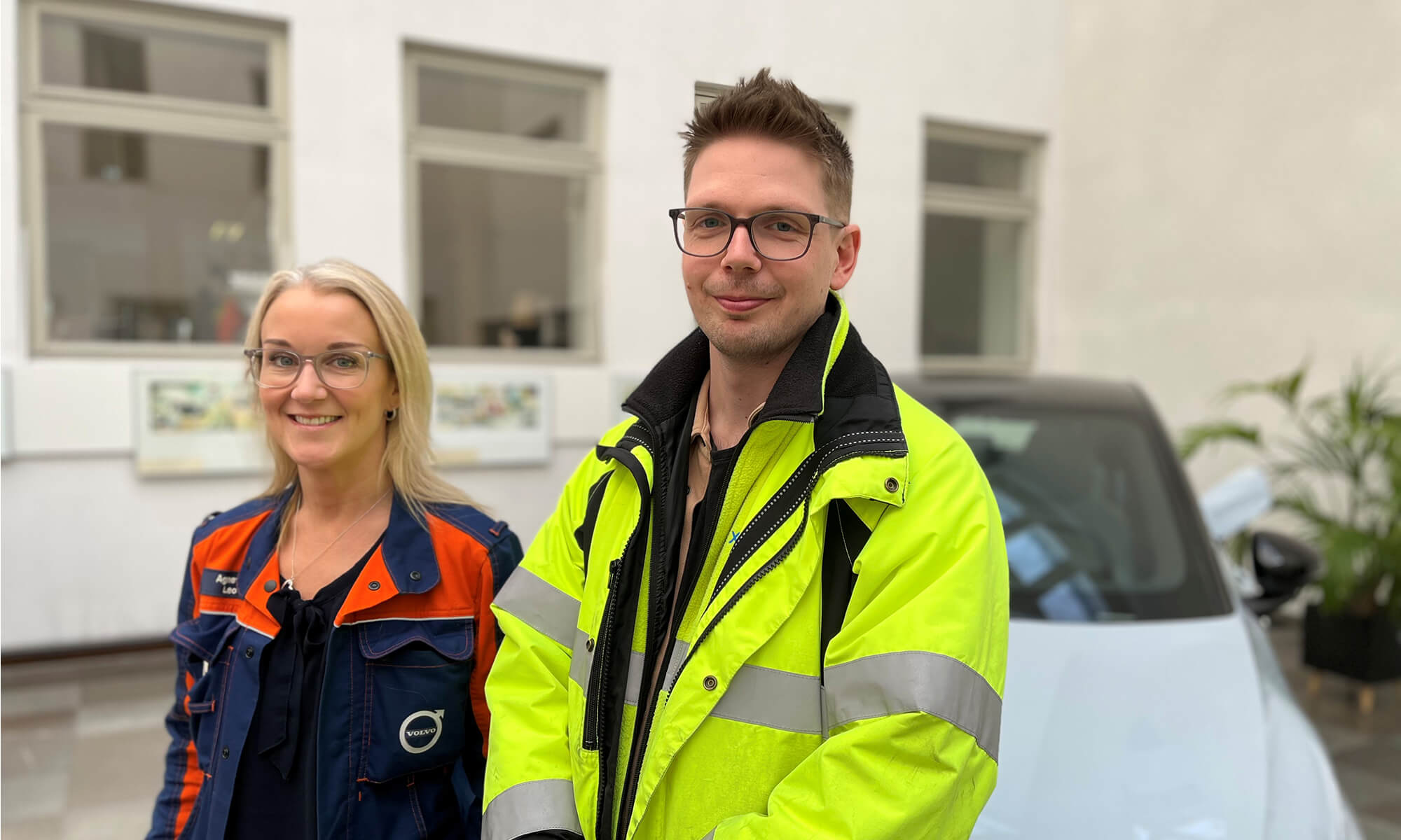 Agnetha Leo och Simon Sörensen, mentor och adept i Techtanks mentorprogram