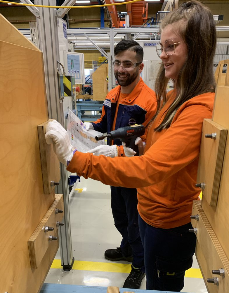 Medarbetare på Volvo Cars genomför SWE-utbildning