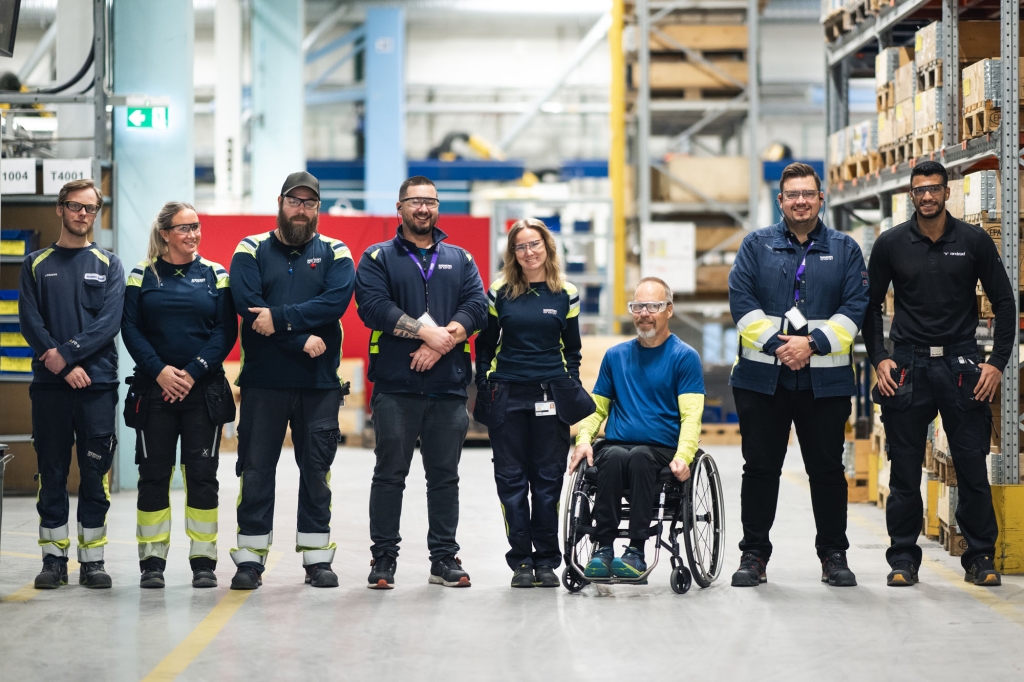 Medarbetare i industrin