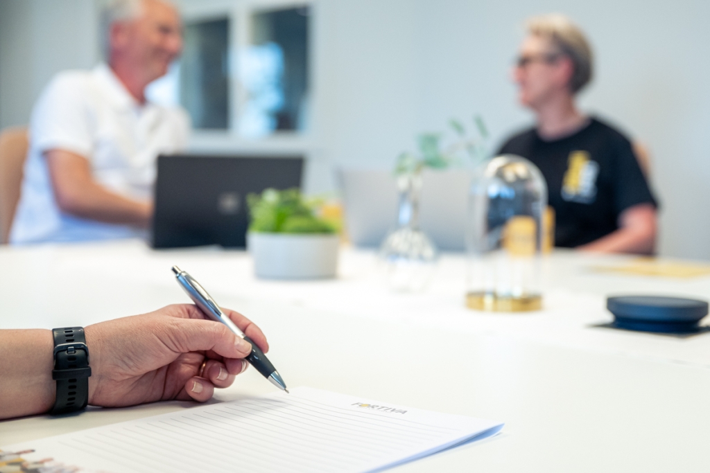 Möte där handlingsplan skrivs fram vid kompetensanalys