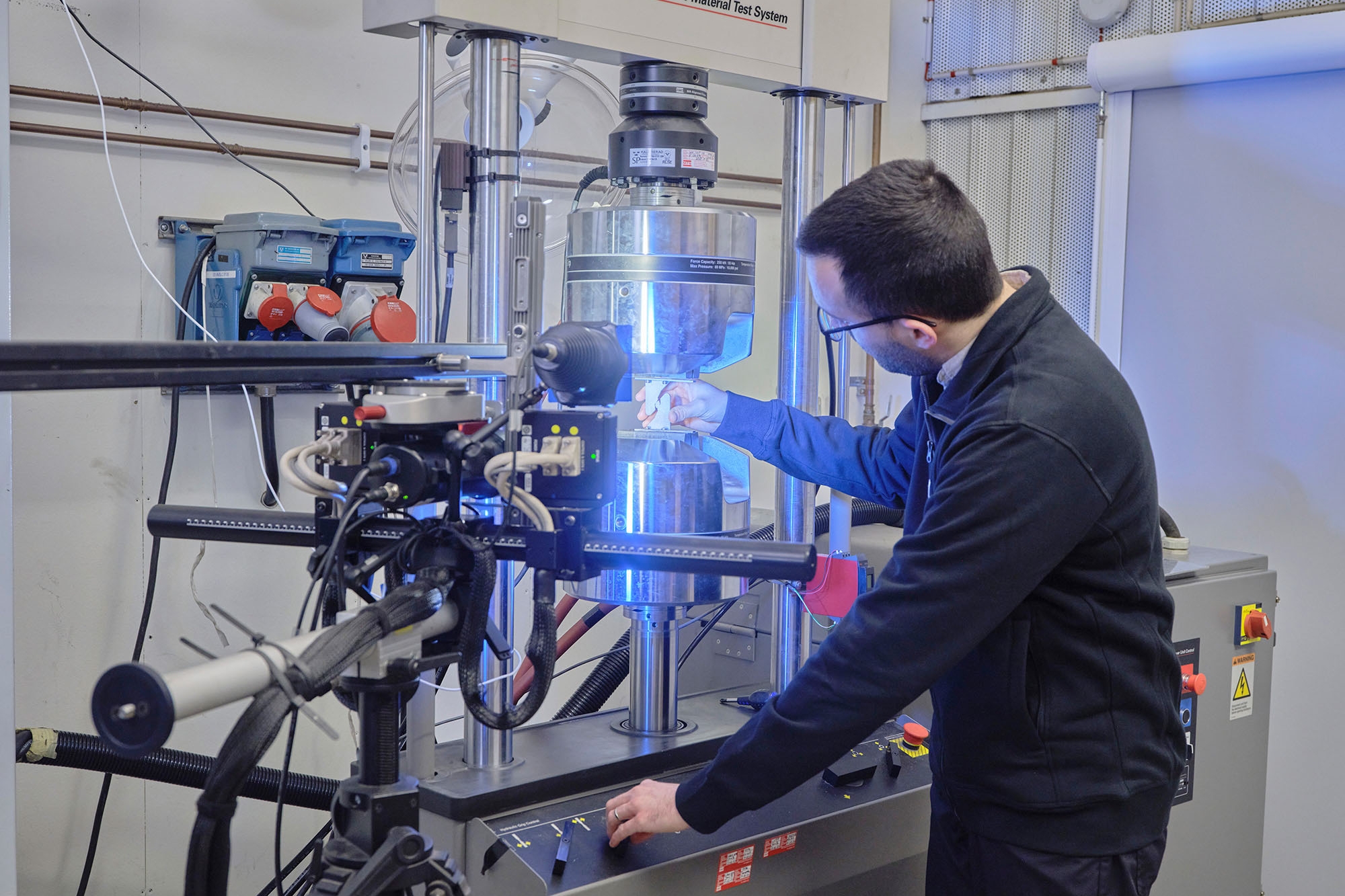 Testutrustning i teknisk utvecklingsmiljö