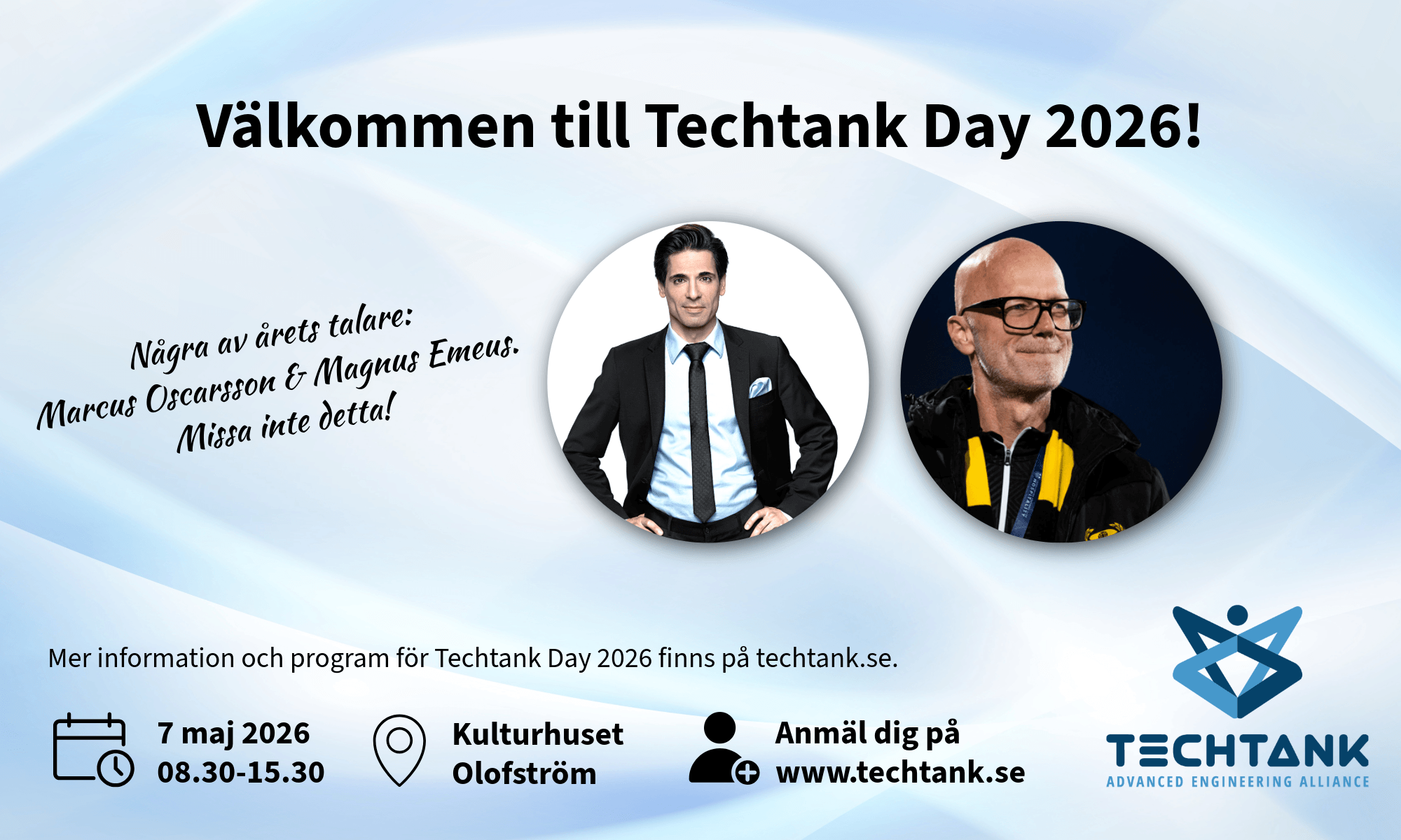 Programbild Techtank Day 2026
