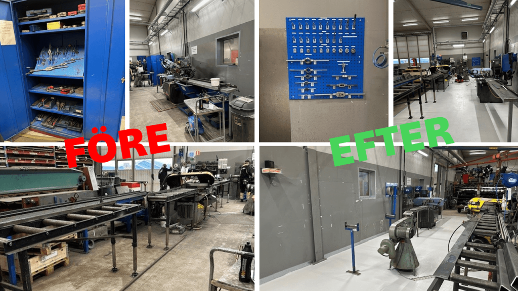 Före och efterbilder på Svets & Smide
