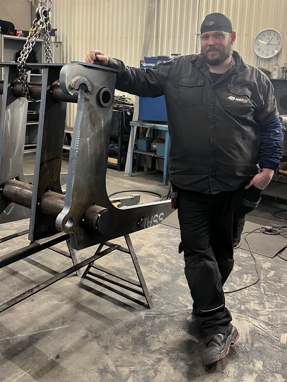 Svetsare på Norje Smidesteknik